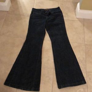 Wide leg flare jeans